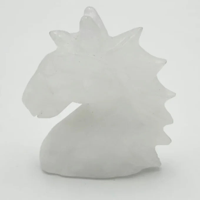Medium Size Crystal Unicorn Head