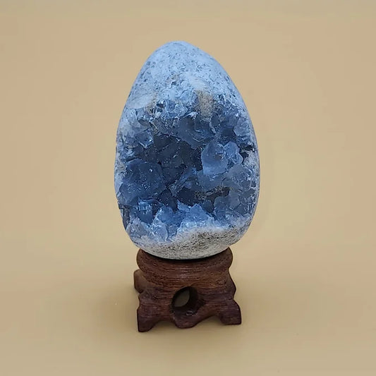 Blue Celestite Egg