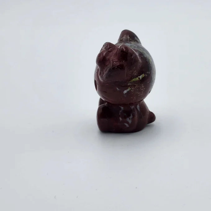 Dragon Blood Kitty Carving