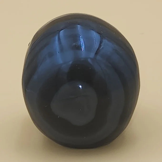 Black Agate Skull