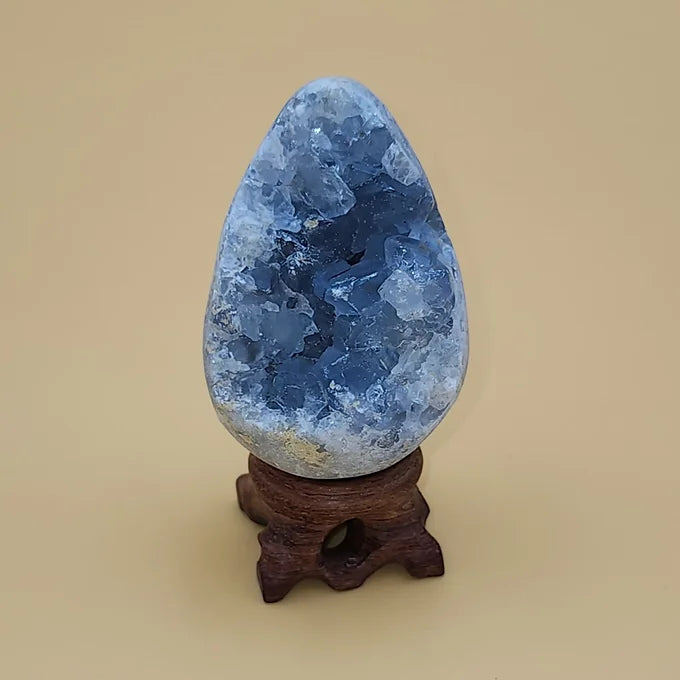 Blue Celestite Egg