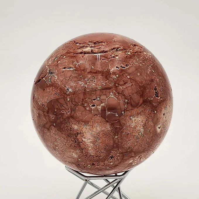 Red Calcite Sphere