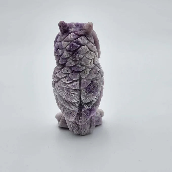 Lepidolite Owl