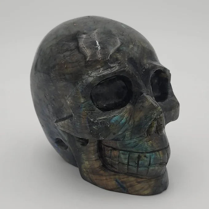 Labradorite Skull