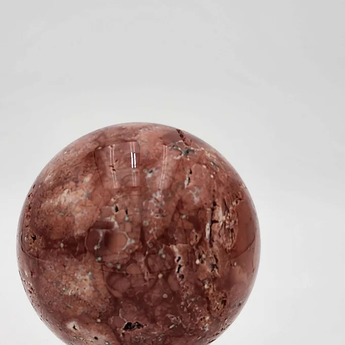 Red Calcite Sphere