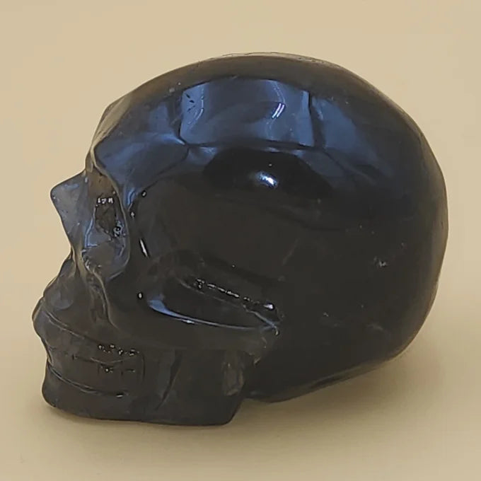 Smokey Quartz Skull