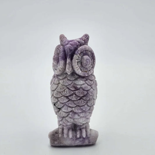 Lepidolite Owl