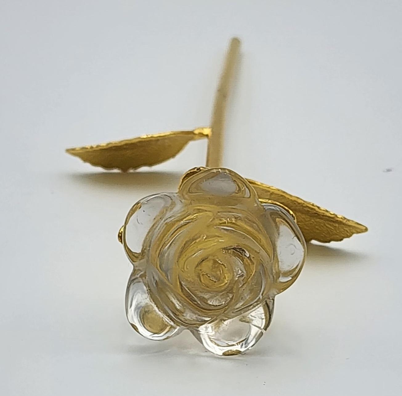 Open Crystal Roses Medium size